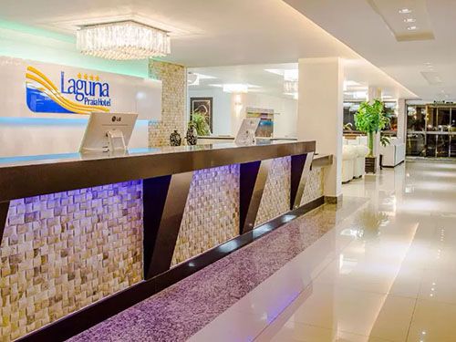 portaria da Laguna Praia Hotel