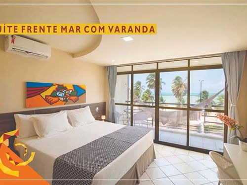 quarto do Netuanah Praia Hotel