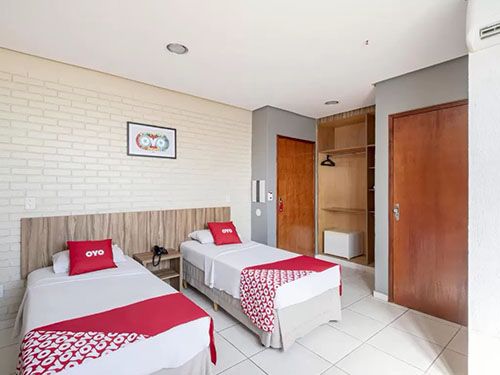 camas do OYO Hotel Serras De Goyaz Centro