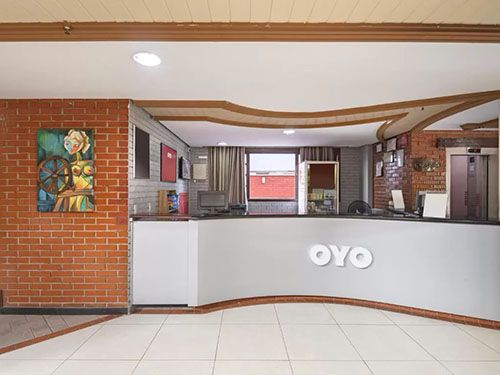 portaria do OYO Hotel Serras De Goyaz Centro