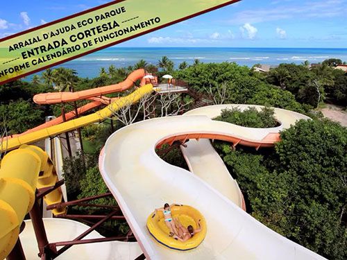 tobogã da Arraial D ajuda Eco Resort