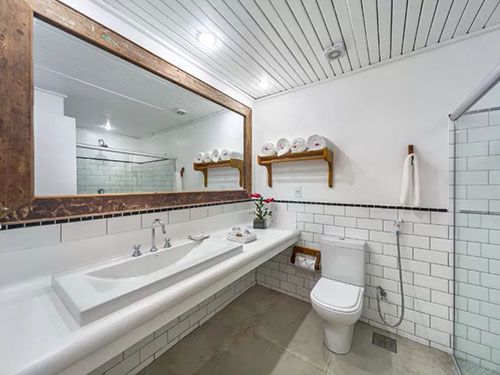 banheiro da Arraial D ajuda Eco Resort