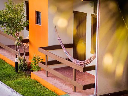 varanda do Hotel Fênix