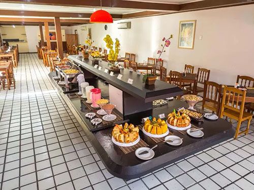 café da manhã do Hotel Fênix