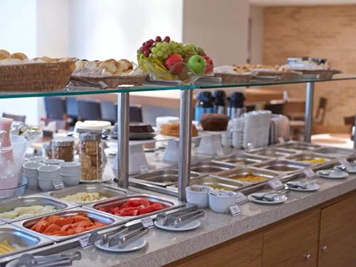 café da manhã do Marano Hotel