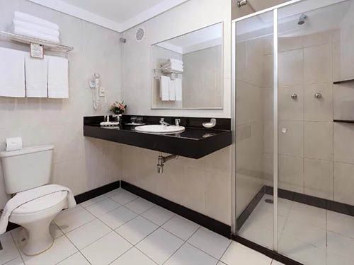 banheiro do Hotel Bahia do Sol