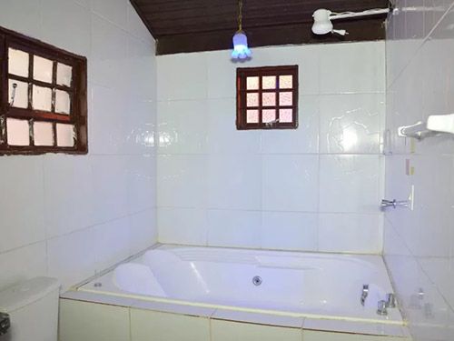 banheiro da Pousada Villa das Pedras