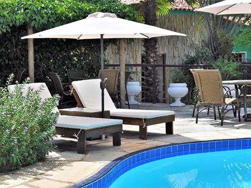 piscina da Pousada Flores do Cerrado