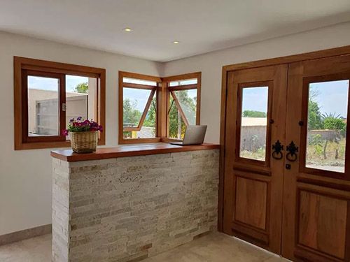 portaria da Pousada Vila Santa Maria