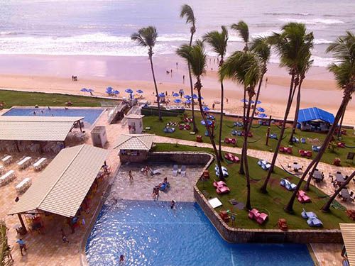 Vista aérea da eSuites vila do mar