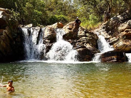 cachoeira da Pousada Morro do Frota