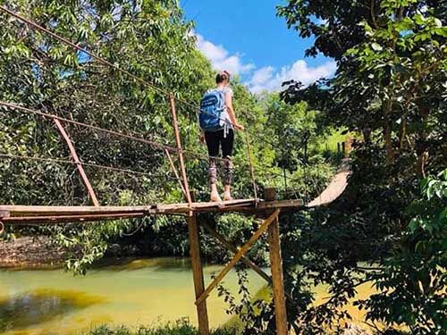 ponte da Pousada Do Lado de Lá