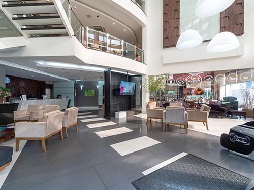 portaria do Hotel Laghetto Viverone Bento