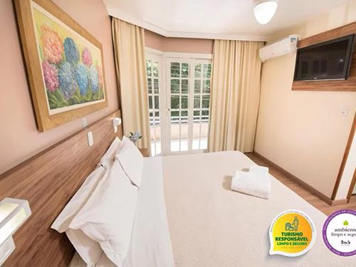 Quarto do Hotel Mont Blanc