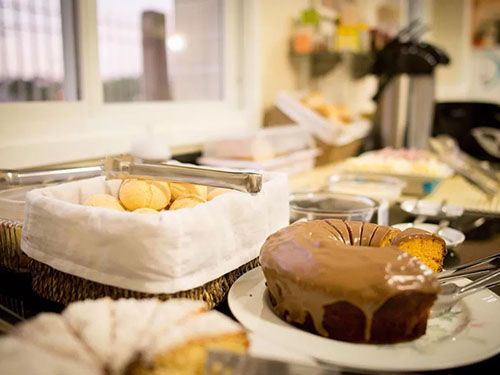 café da manhã do Hotel San Marino