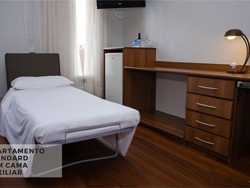 Cama de solteiro Hotel Villa Michelon