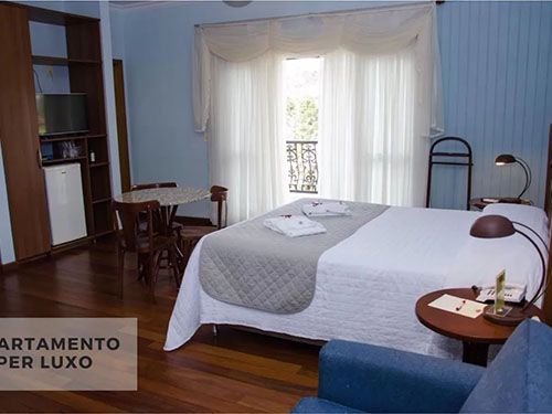 quarto do Hotel Villa Michelon