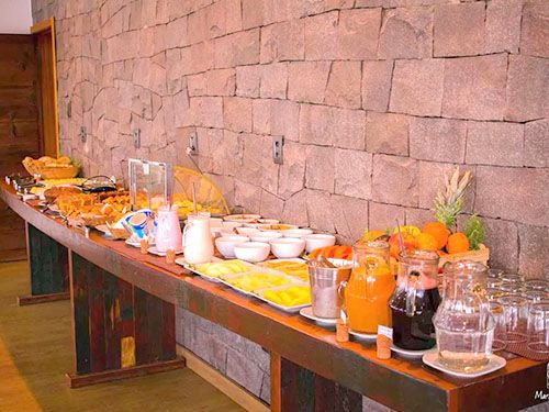 café da manhã da Pousada Cantelli
