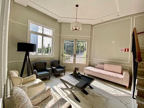 sala do Hotel Casacurta