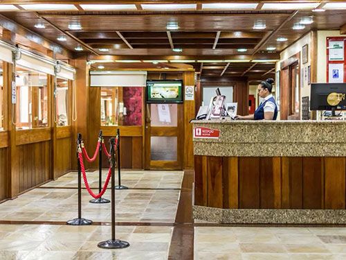 portaria do Hotel Vinocap