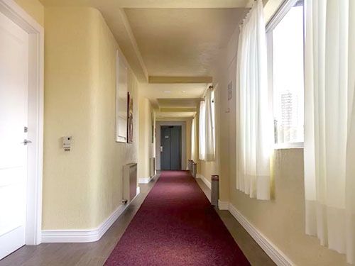 corredor do Hotel Vinocap