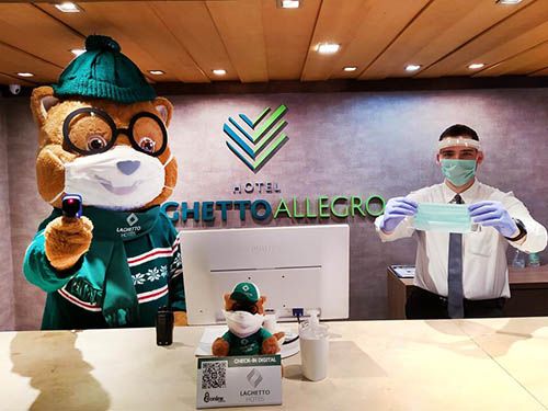 Recepção do Hotel Laghetto Gramado