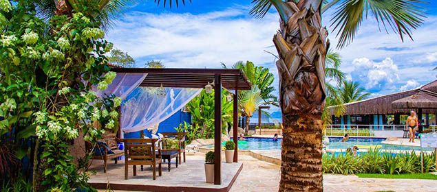 Fachada da Pousada Daleste