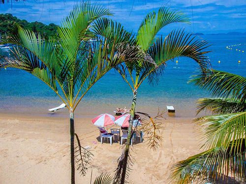 Praia perto da Pousada Daleste