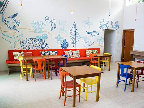 Área de brinquedos Pousada Casa da Praia