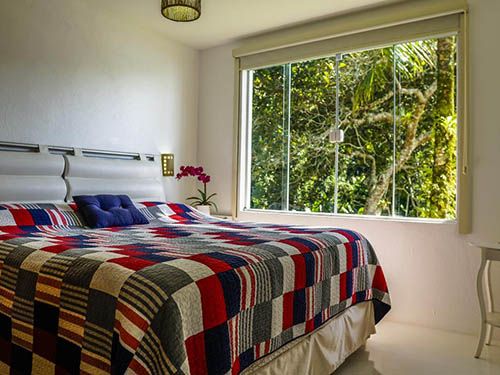 cama do Buddha Village Boutique Hotel