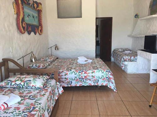 Quarto da pousada Casa Atlântica