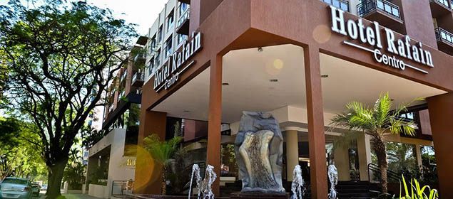 Fachada do Hotel Rafain Centro