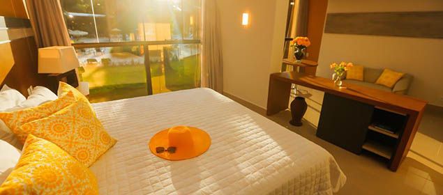 Fachada do quarto no Vivaz Cataratas Hotel Resort