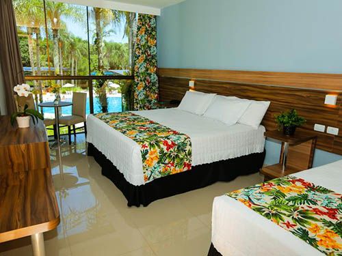 Quarto no Vivaz Cataratas Hotel Resort