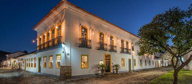 fachada da pousada do Sandi