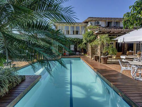 piscina da pousada do Sandi