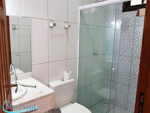 Banheiro da Pousada Mar Azul