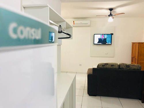 Quarto na Pousada Mar Azul