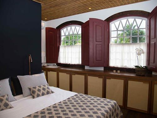 Quarto da Pousada Literária de Paraty