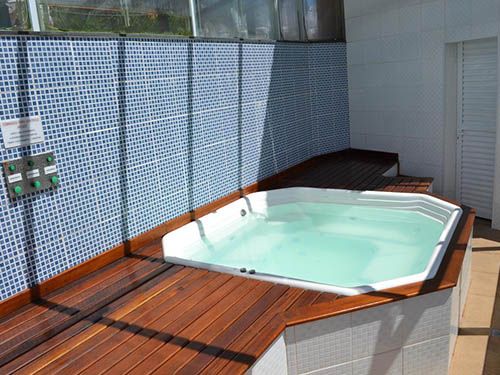 Banheira da Pousada Recanto dos Sonhos