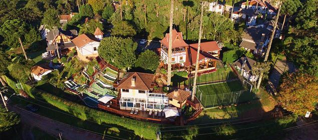 Fachada da Pousada Recanto dos Sonhos