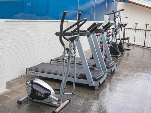 Academia no Hotel Leão da Montanha