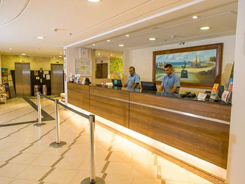 Recepção do Hotel Sonata de Iracema