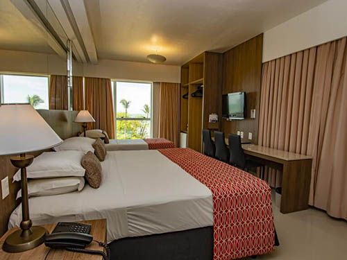 Camas no Hotel Beira Mar