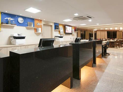 recepção do Comfort Hotel Fortaleza