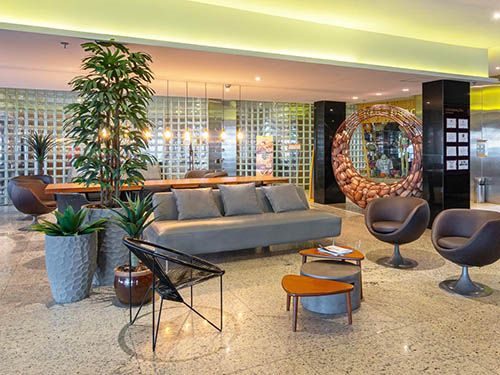 Recepção do Ponta Mar Hotel