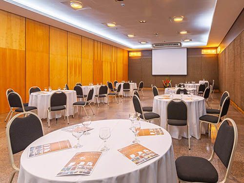 Sala de reuniões em Ponta Mar Hotel
