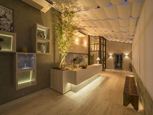 Recepção do Hotel Gran Marquise