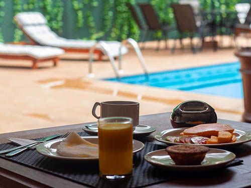Café da manhã no Pauli Hotel