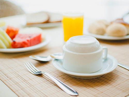 Café da manhã do Hotel Aladdin